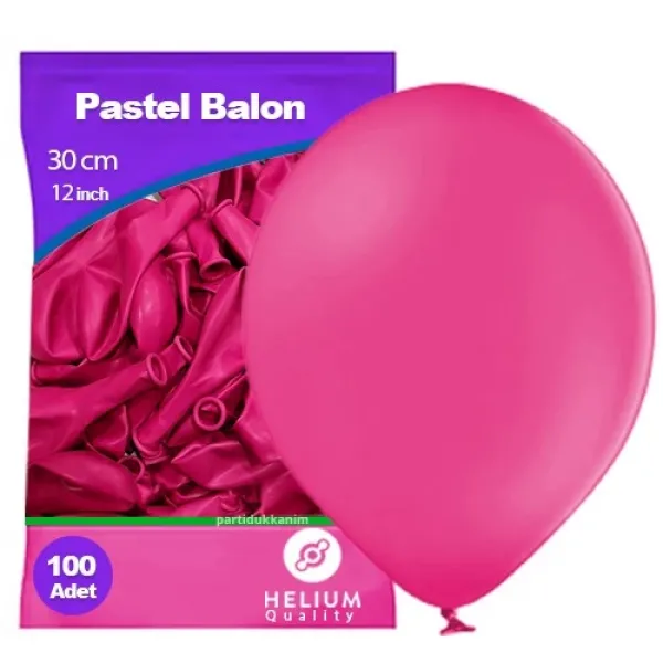 Fuşya Balon 100 Adet