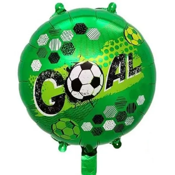 Futbol Temalı Goal Çift Taraflı Folyo Balon 1 Adet (45 cm)
