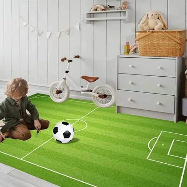 Futbol Temalı Yer Kaplama Branda (150x220 cm)