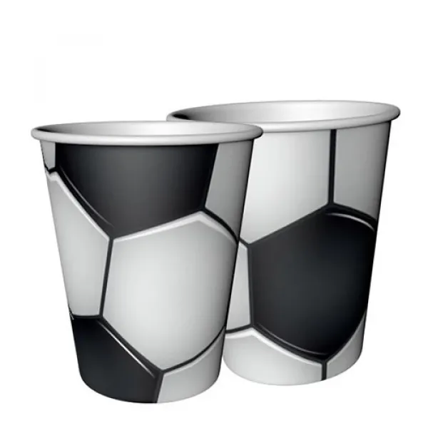 Futbol Topu Temalı Bardak 8 Adet