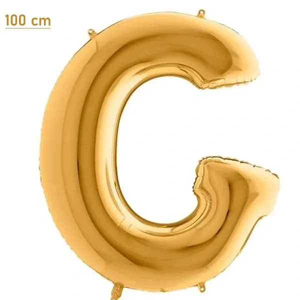 G Harf Folyo Balon – Gold – 100 cm (40 inch)