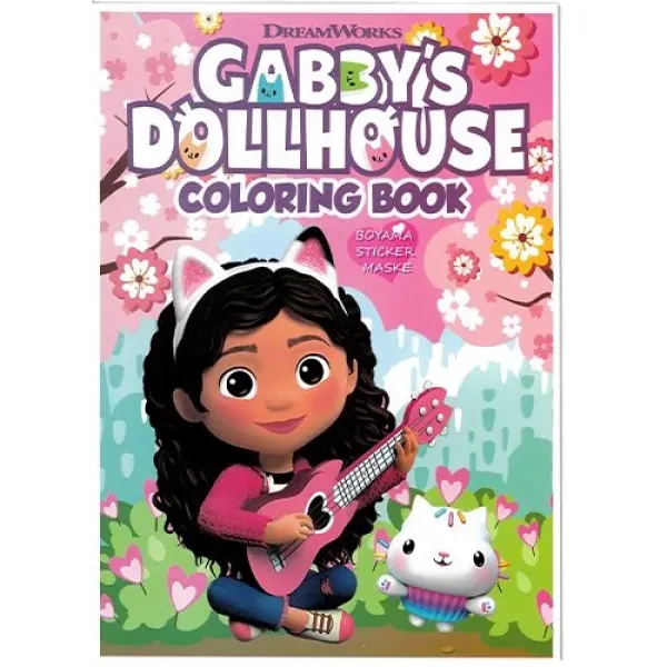 16 Sayfa Gabby Boyama Kitabı Stickerlı 1 Adet