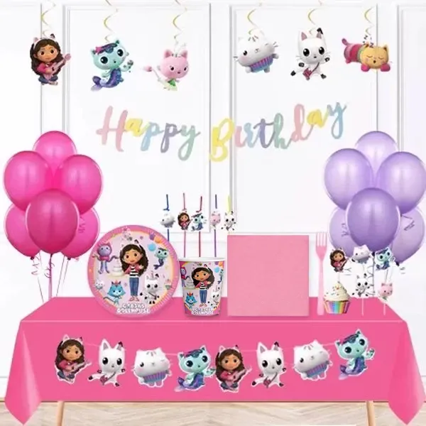 Gabby Doğum Günü Full Parti Seti 16 Kişilik