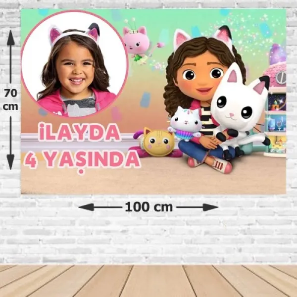 Gabbynin Doğum Günü Parti Afişi 70*100 cm