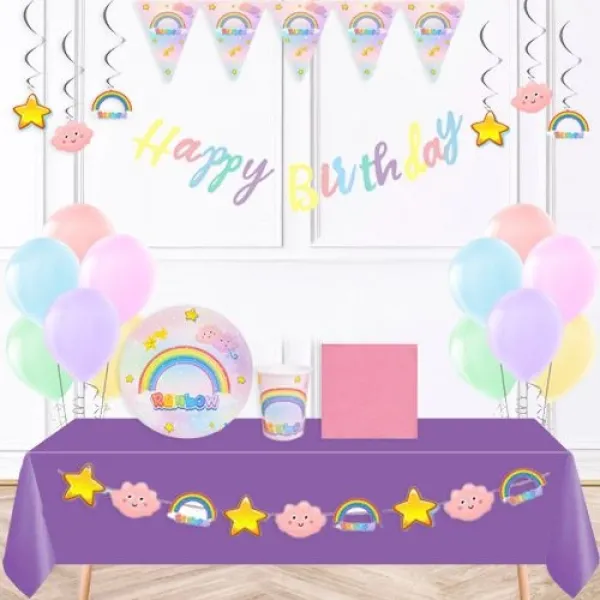 Gökkuşağı 8 Kişilik Ekonomik Parti Seti