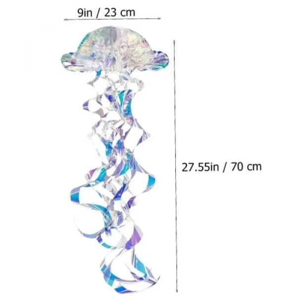 Gökkuşağı Deniz Anası Asma Petek Süs - 1 ADET