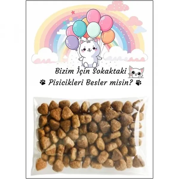 Gökkuşağı Hediyelik Kedi Maması Erkek 5 Adet