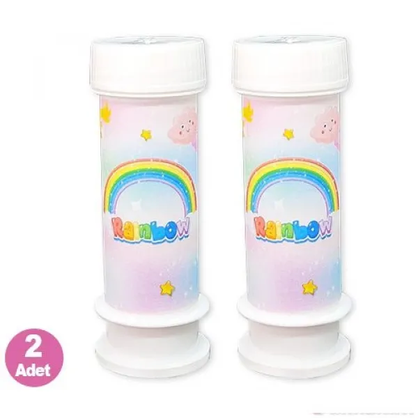 Gökkuşağı Hediyelik Köpük Baloncuk 2 adet