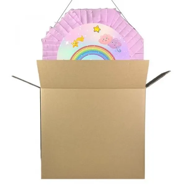 Gökkuşağı Temalı Pinyata 42 cm + Sopası