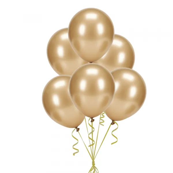 Gold Balon Metalik 100 Adet