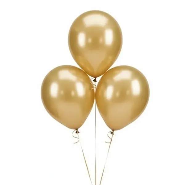 Gold Balon Metalik 15 Adet