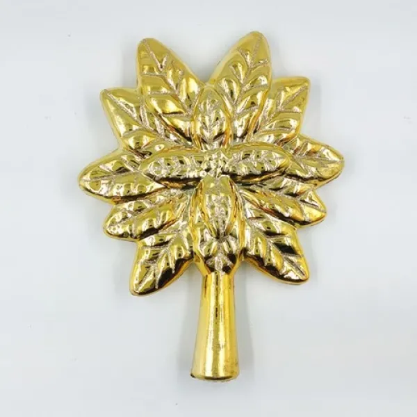 Gold Çam Ağacı Tepe Süs 23 cm 1 Adet