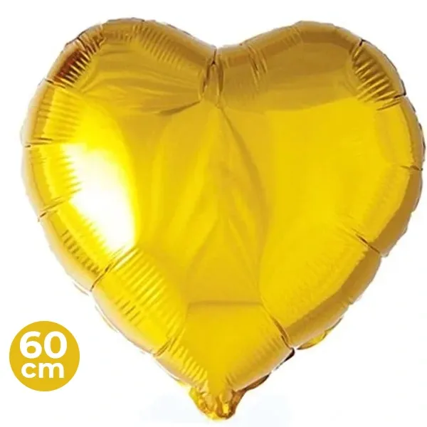 Gold Kalp Folyo Balon (60 cm)
