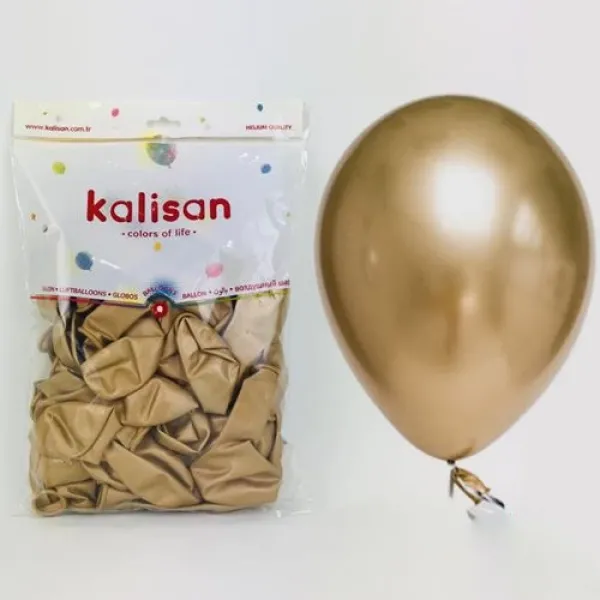 Gold Krom Balon 50 Adet (30 cm)