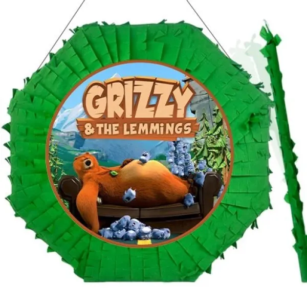 Grizzy The Lemmings Pinyata 42 cm + Sopası