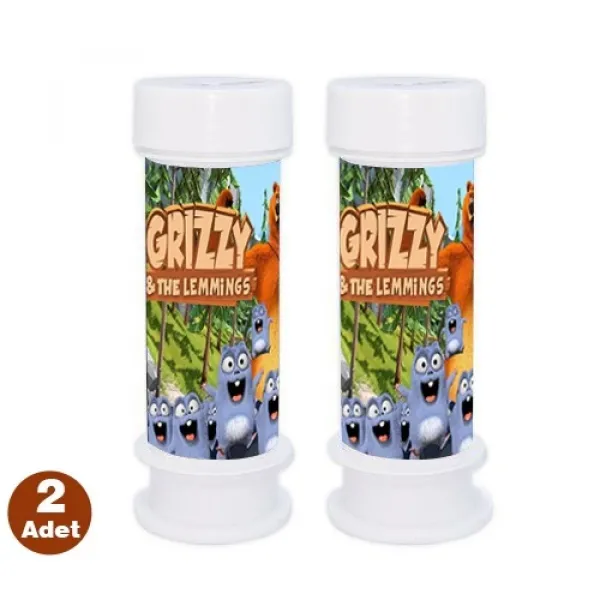 Grizzy ve Lemmingler Köpük Baloncuk 2 adet