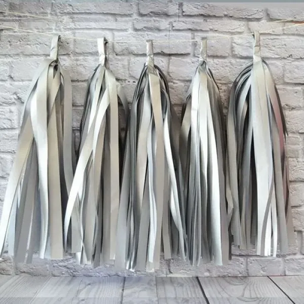 Gümüş Püskül Süs 5li