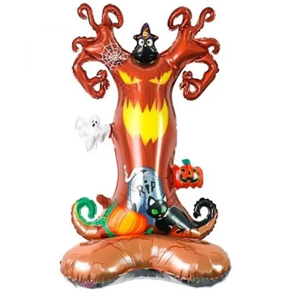 Halloween AYAKLI Ağaç Folyo Balon 144x77 cm