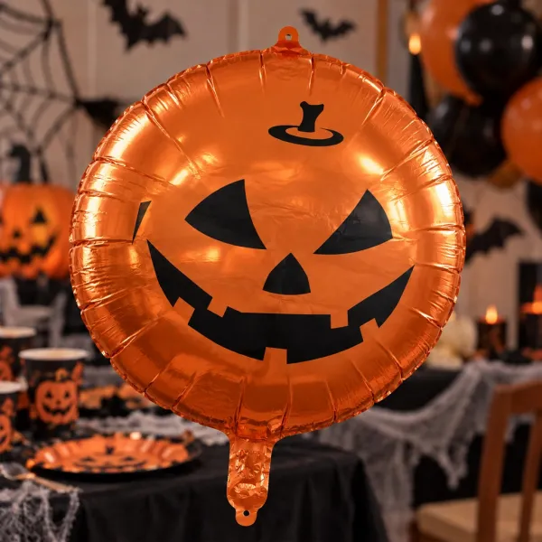 Halloween Balkabağı Folyo Balon (45 cm)
