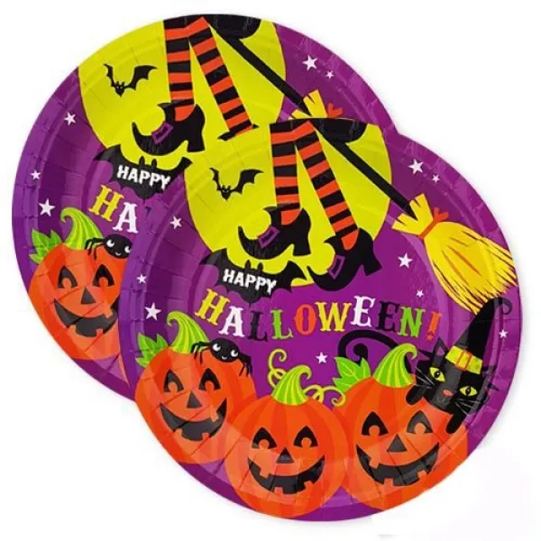 Halloween Cadılar Bayramı Tabak (8 Adet)