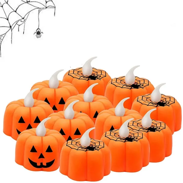 Halloween Işıklı Balkabağı (1 Adet)