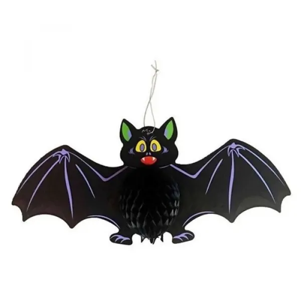 Halloween Yarasa Petek Asma Süs 60*28 cm