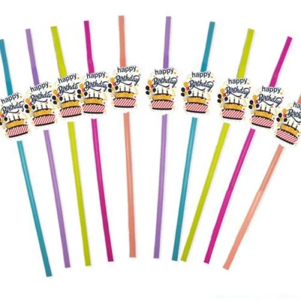 Happy Birthday Artistik Pipet 10 Adet
