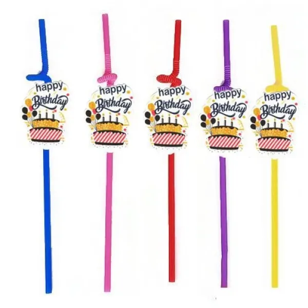 Happy Birthday Artistik Pipet 10 Adet