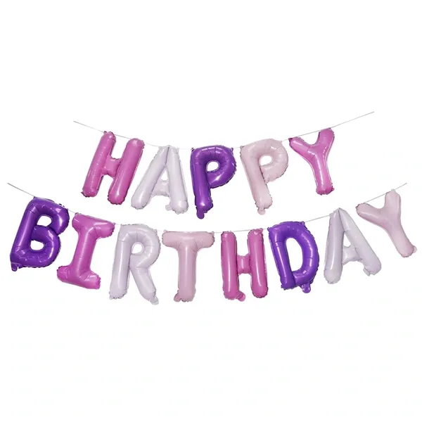 Happy Birthday Folyo Balon Renkli (35 cm)