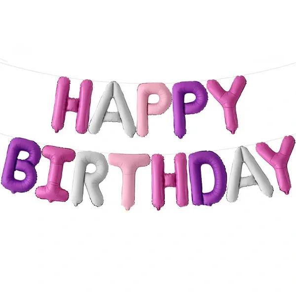 Happy Birthday Folyo Balon Renkli (35 cm)