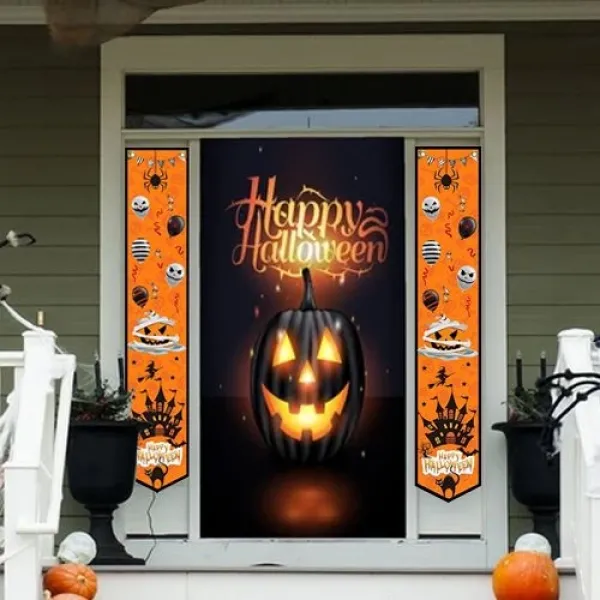 Happy Halloween Asma Afiş 2li (Model 1) 155x30 cm