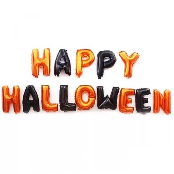 Happy Halloween Folyo Balon Yazısı Set 40 cm