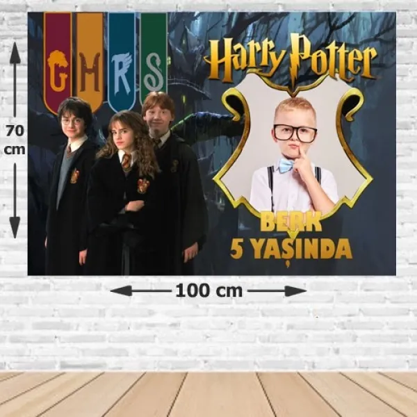 Harry Potter Doğum Günü Parti Afişi 70*100 cm
