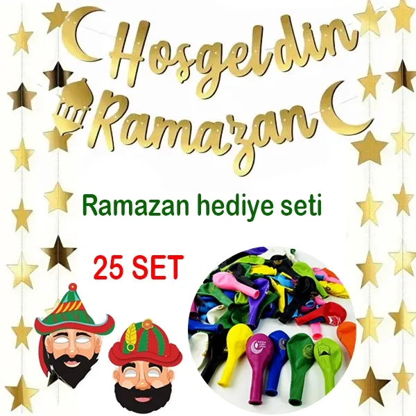 Hoş Geldin Ramazan Hediye Seti (9 Parça - 25 Set)
