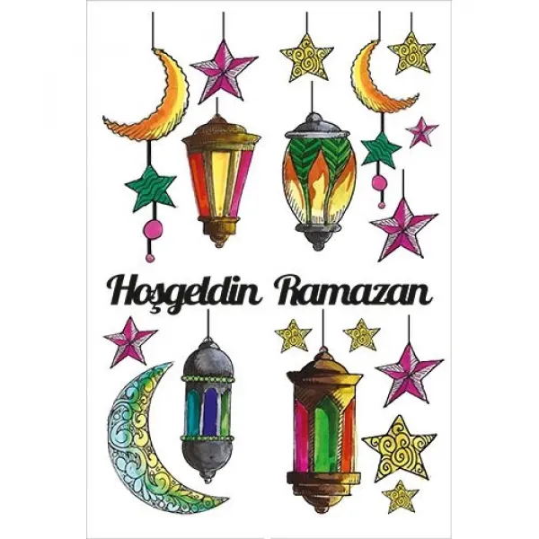 Hoş Geldin Ramazan Sticker 33*48 cm