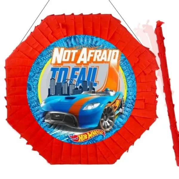 Hot Wheels Pinyata 42 cm + Sopası