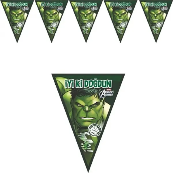 Hulk Flama Bayrak 1.5 Metre