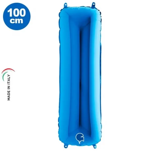I Harf Folyo Balon – Mavi – 100 cm (40 inch)