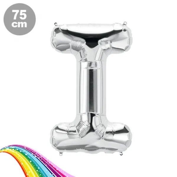 I - Harfi Folyo Balon Gümüş (75 cm)