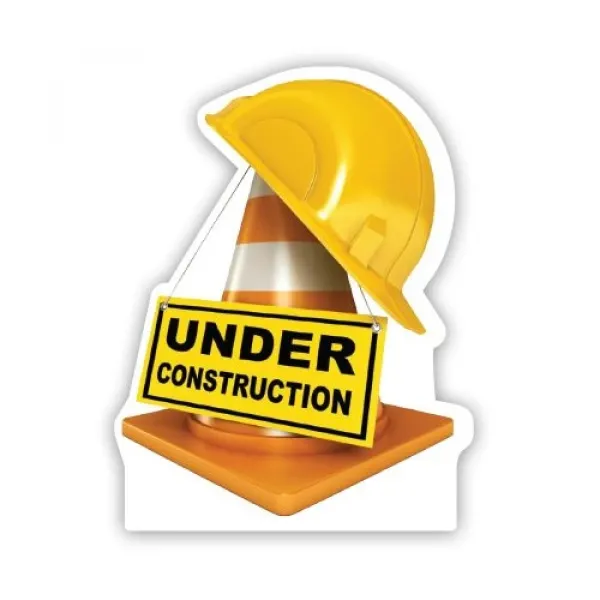 İnşaat Temalı Ayaklı Pano Çalışma Var 34x30 cm