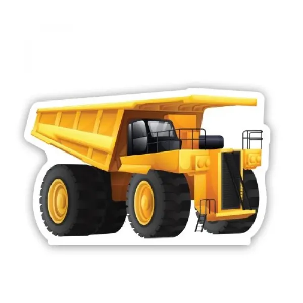 İnşaat Temalı Ayaklı Pano Kamyon 22x35 cm