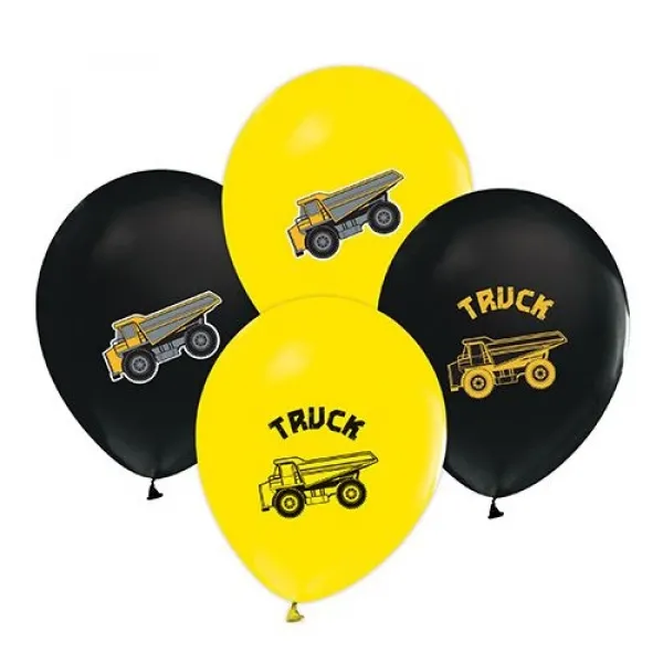 İnşaat Temalı Baskılı Balon (8 adet)