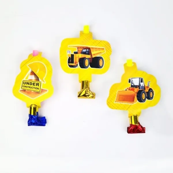 İnşaat Temalı Parti Düdüğü 6 Adet