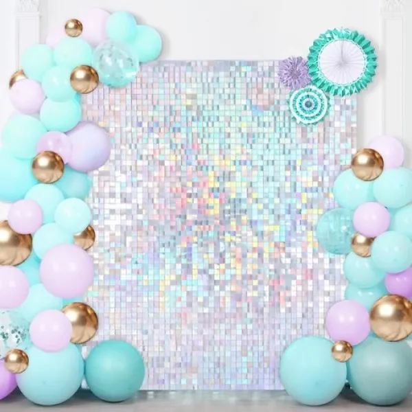 Işıltılı Pul Panel Arka Fon Bukalemun 210*210 cm