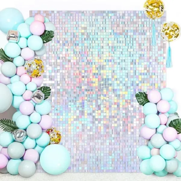 Işıltılı Pul Panel Arka Fon Bukalemun 210*210 cm