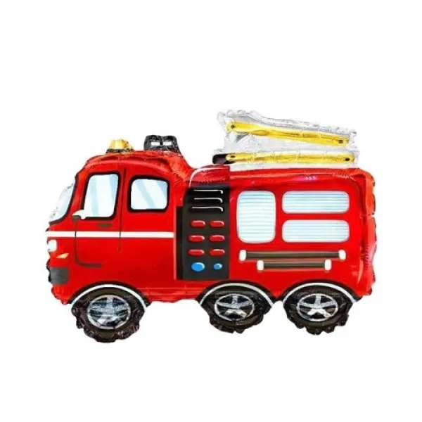 İtfaiye Arabası Folyo Balon 70x40 cm