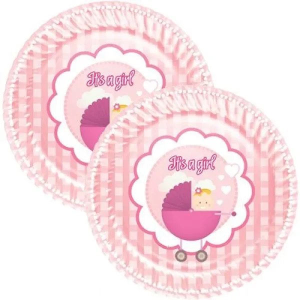 İts A Girl Tabak (8 Adet)