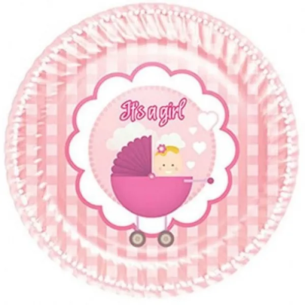 İts A Girl Tabak (8 Adet)