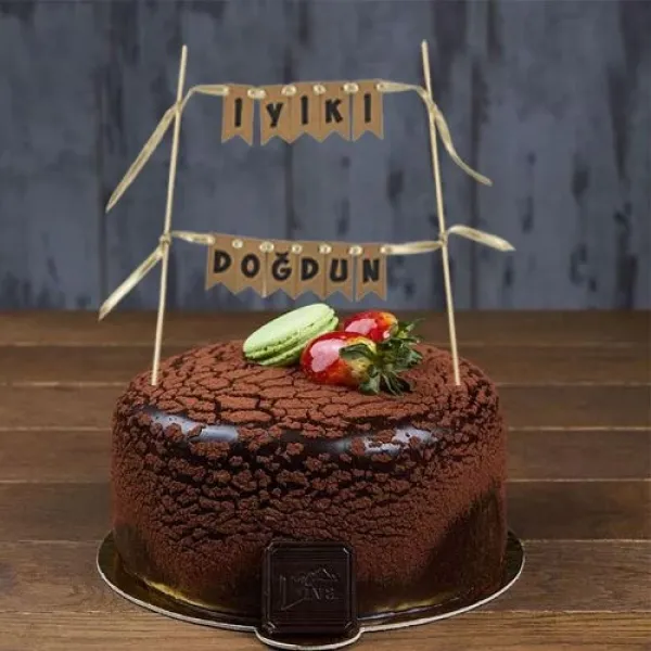 İyi Ki Doğdun Kraft Pasta Bayrağı