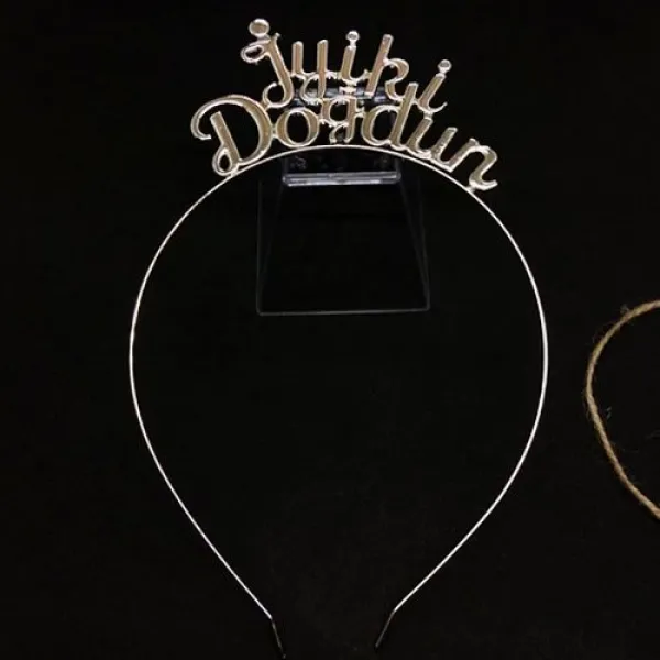 İyi Ki Doğdun Metal Taç Gümüş